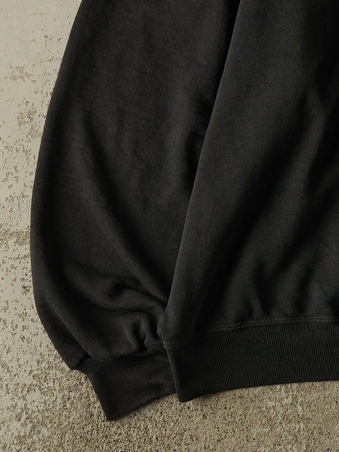 Vintage 90s Faded Black Russell Athletic Blank Crewneck (XL) sold by Rebalance Vintage product image thumbnail 3