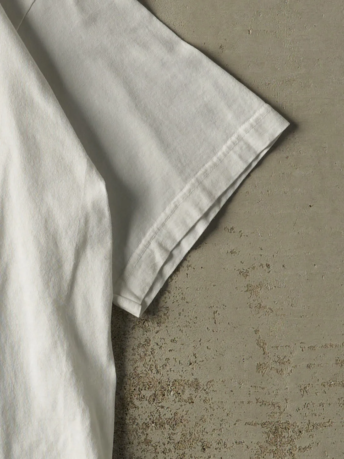 Vintage 96' White Guess Tech Wear Tee (XXL) sold by Rebalance Vintage product image thumbnail 4