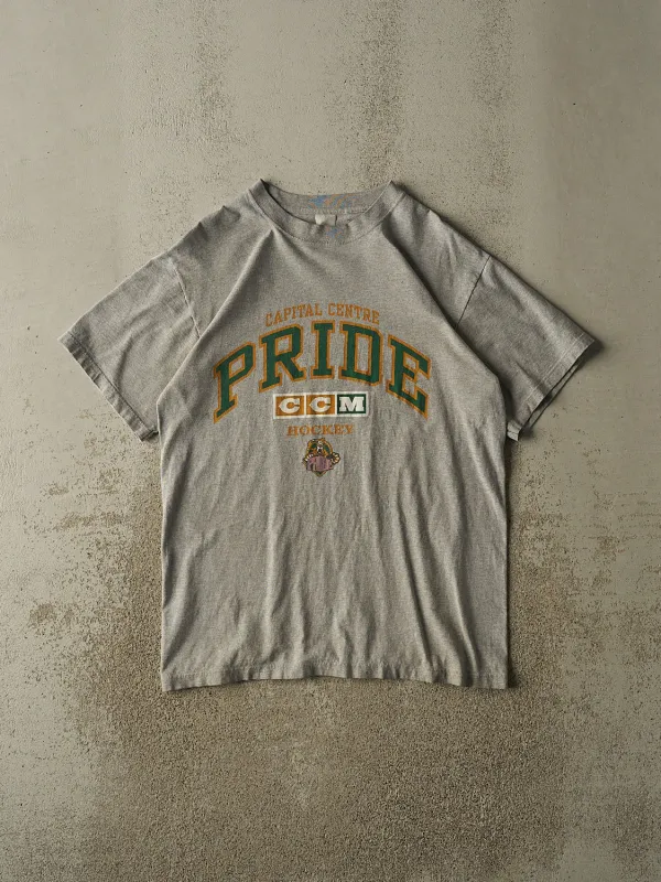 Vintage Y2K Grey Capital Centre Pride Tee (L/XL) made by Rebalance Vintage