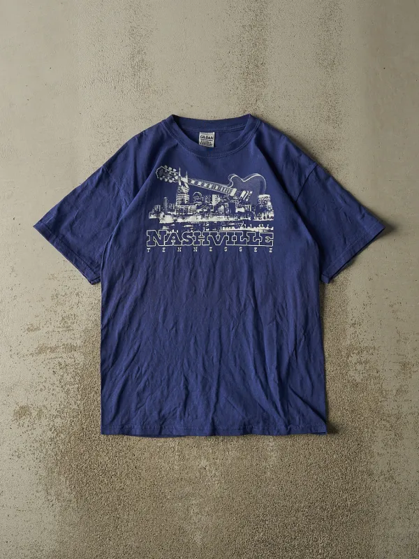 Vintage Y2K Blue Nashville Tennessee Tee (M/L) made by Rebalance Vintage