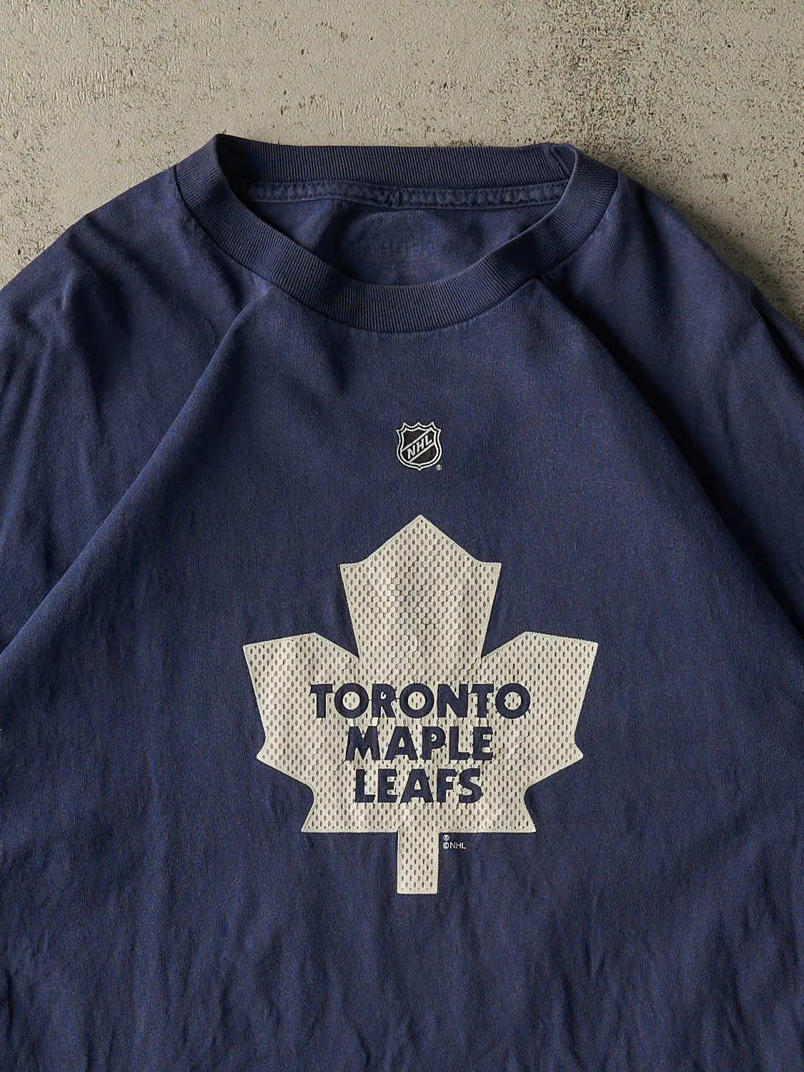 Vintage Y2K Navy Blue Toronto Maple Leafs #19 Joffrey Lupul Tee (XL) sold by Rebalance Vintage product image thumbnail 3