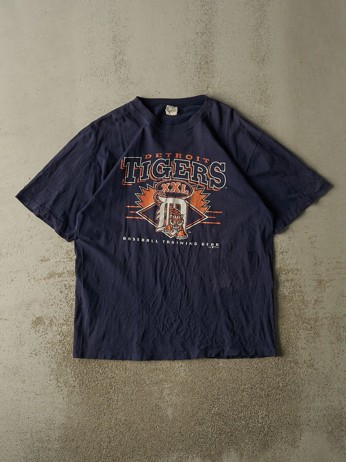 Vintage 95' Navy Blue Detroit Tigers Tee (XL/XXL) sold by Rebalance Vintage