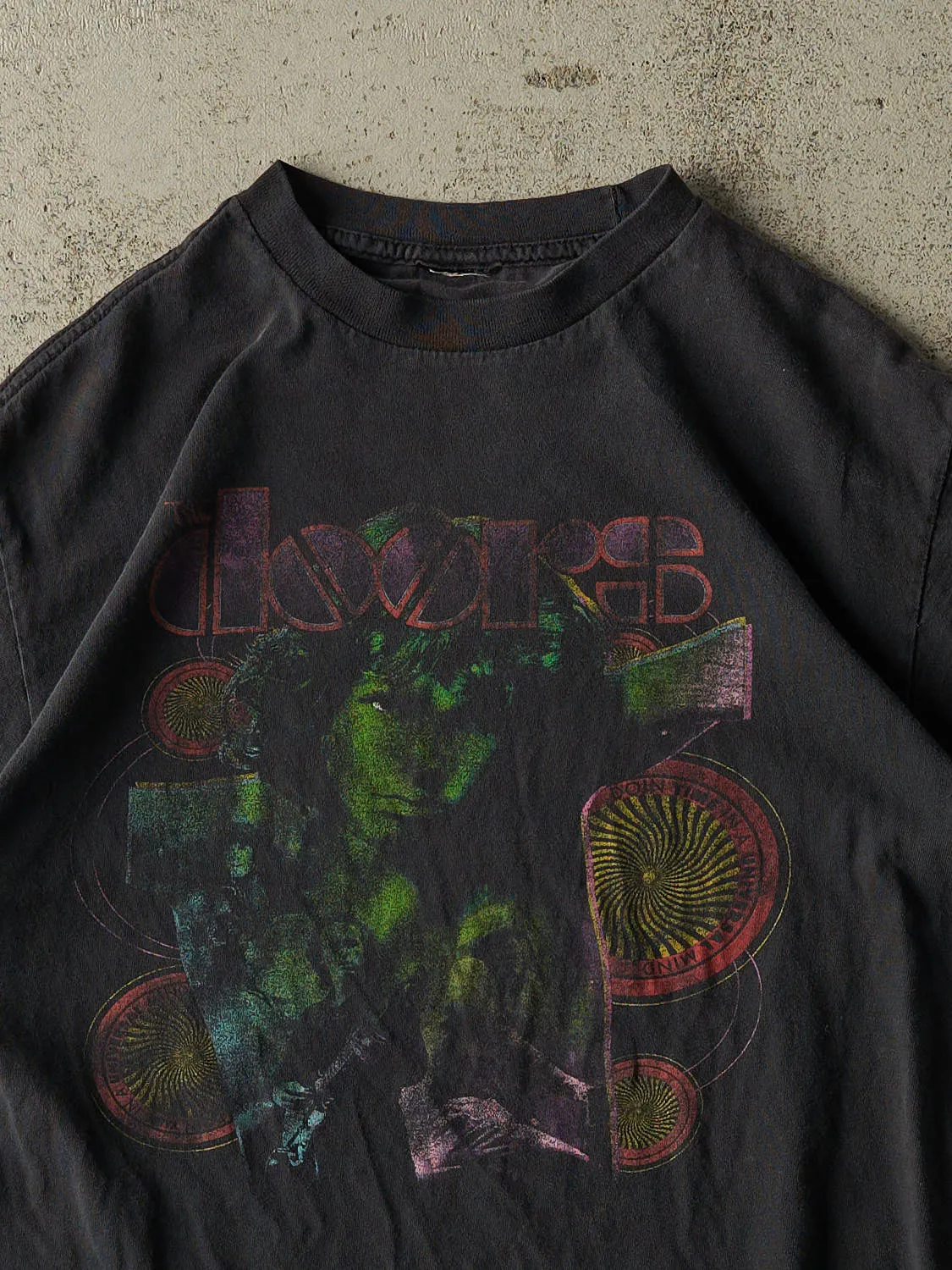 Vintage '03 Black The Doors Band Tee (S/M) sold by Rebalance Vintage product image thumbnail 2