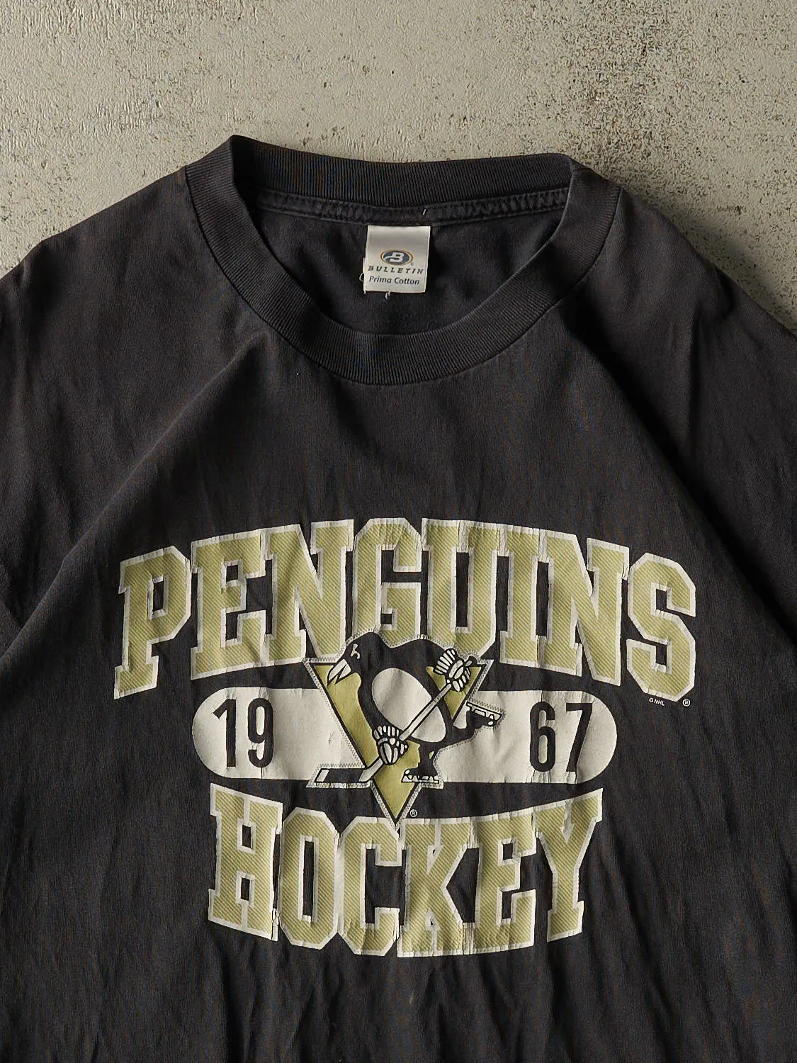 Vintage Y2K Black Pittsburgh Penguins Tee (L/XL) sold by Rebalance Vintage product image thumbnail 2