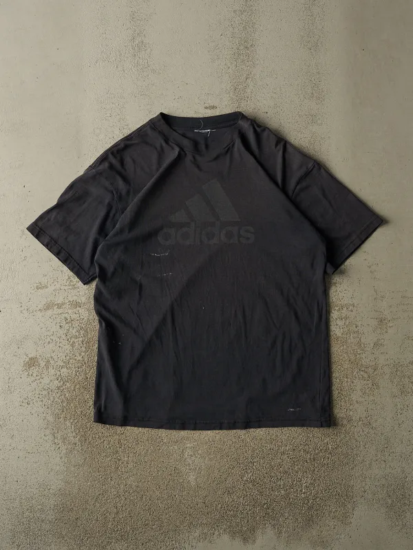 Vintage 90s Black Adidas Logo Tee (XL) made by Rebalance Vintage