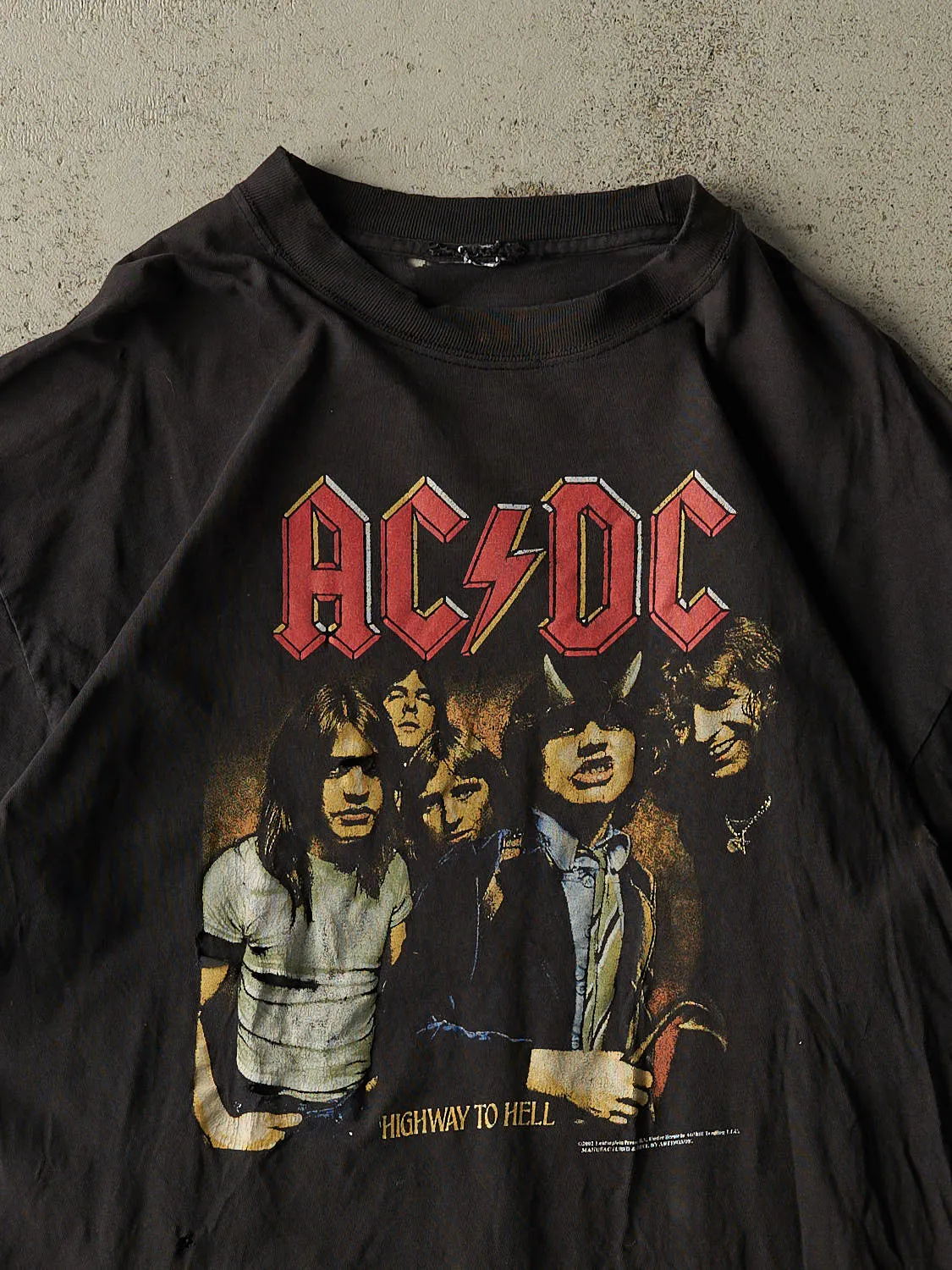 Vintage 02' Black AC/DC "Highway To Hell" Tee (L/XL) sold by Rebalance Vintage product image thumbnail 2