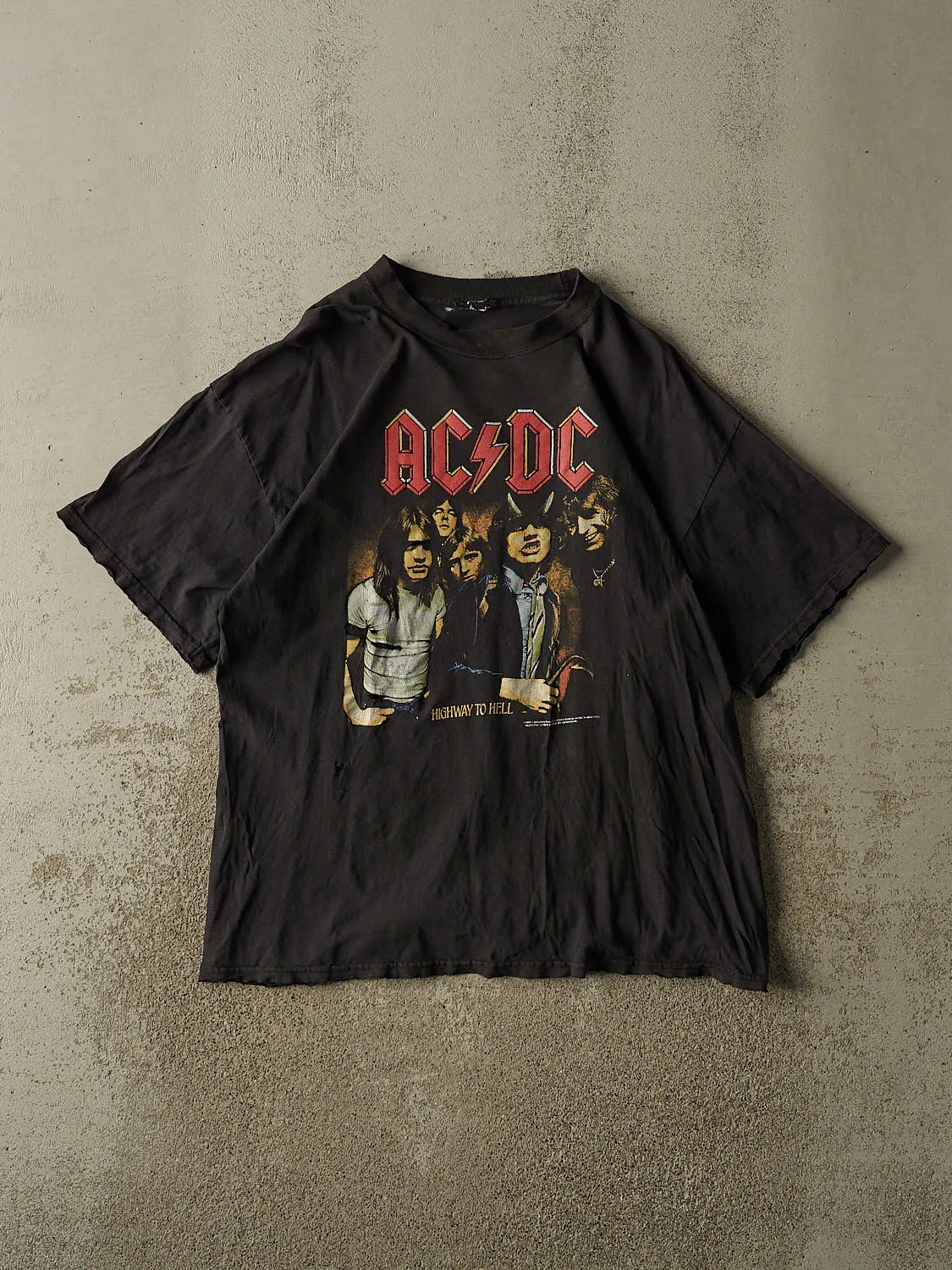 Vintage 02' Black AC/DC "Highway To Hell" Tee (L/XL) sold by Rebalance Vintage