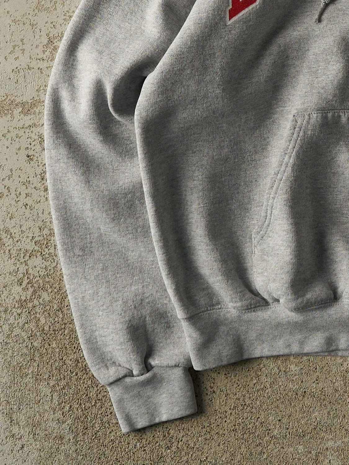 Vintage 90s Heather Grey Champion Duquesne Hoodie (S) sold by Rebalance Vintage product image thumbnail 3