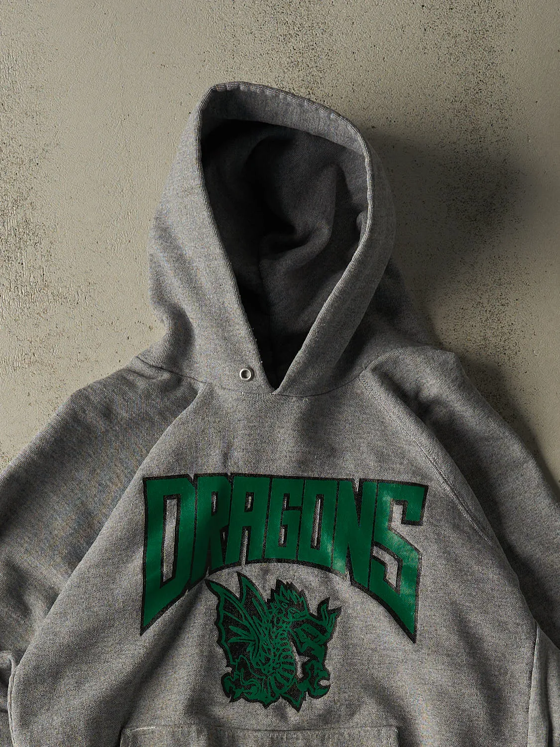 Vintage 90s Grey Dragons Hoodie (S/M) sold by Rebalance Vintage product image thumbnail 2