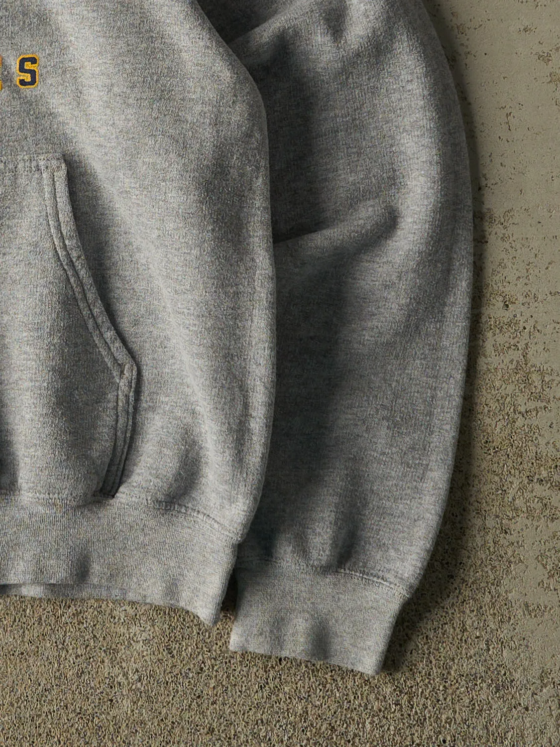 Vintage 90s Heather Grey US Naval Academy Hoodie (S) sold by Rebalance Vintage product image thumbnail 4