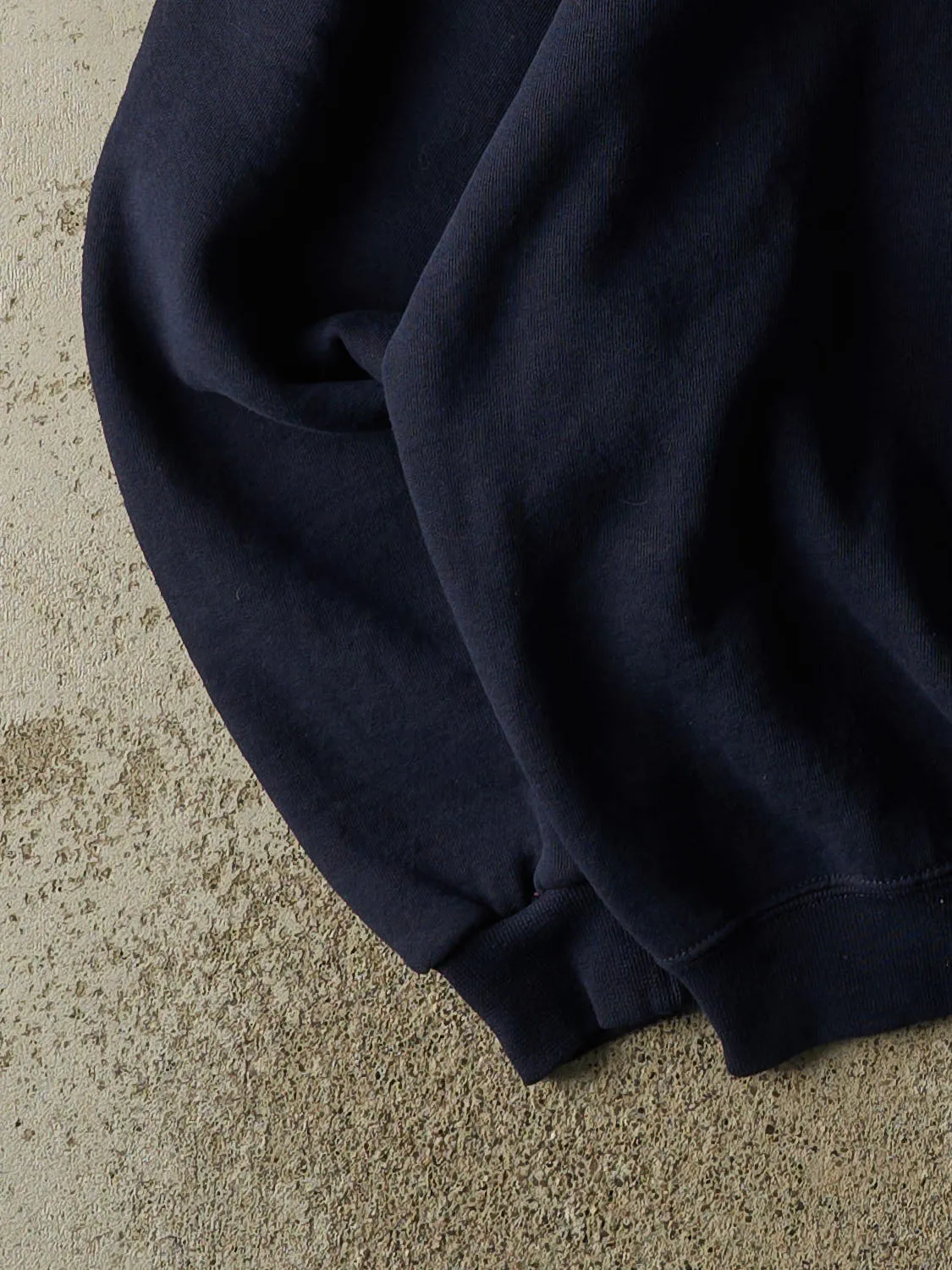 Vintage Y2K Navy Blue Russell Athletic Blank Crewneck (XL/XXL) sold by Rebalance Vintage product image thumbnail 3