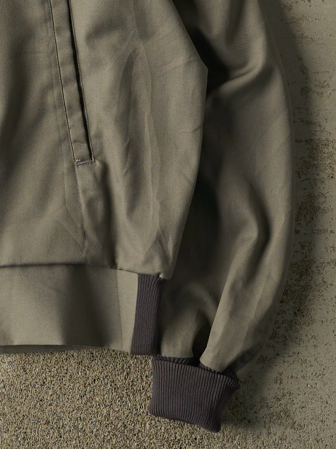 Vintage 80s Grey Bomber Work Jacket (XL/XXL) sold by Rebalance Vintage product image thumbnail 4