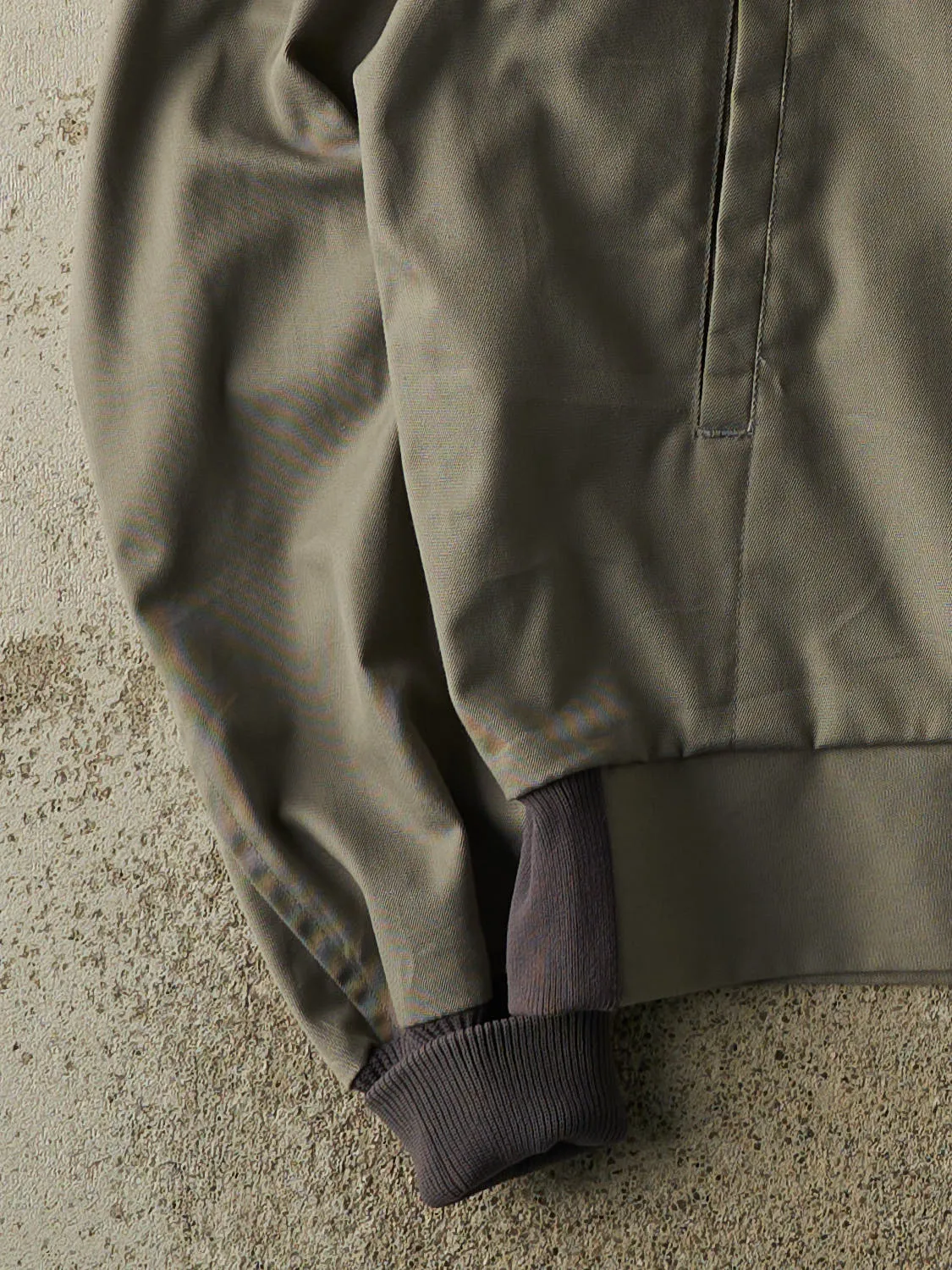 Vintage 80s Grey Bomber Work Jacket (XL/XXL) sold by Rebalance Vintage product image thumbnail 3