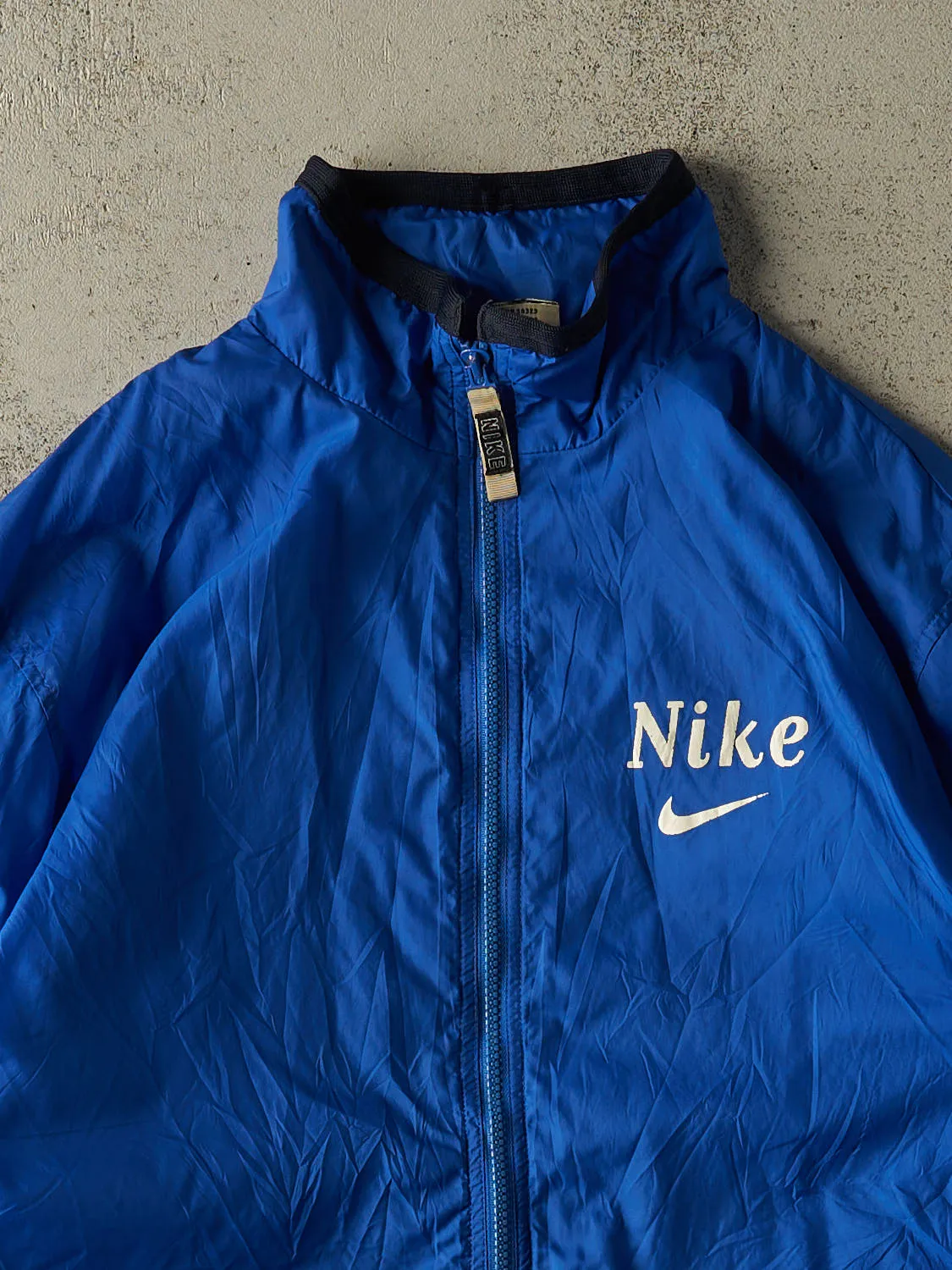 Vintage 90s Blue Nike Windbreaker Jacket (M/L) sold by Rebalance Vintage product image thumbnail 2