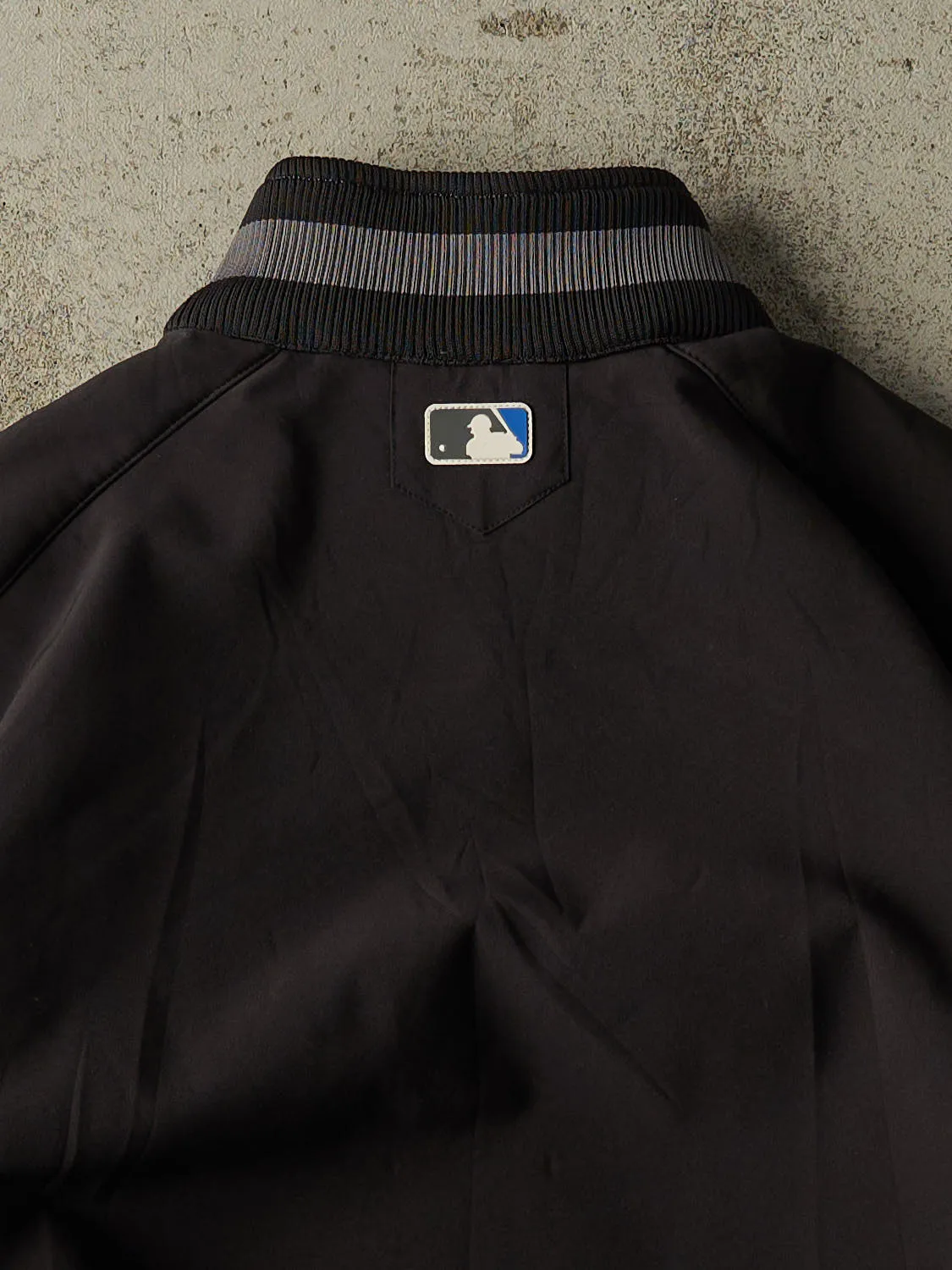 Vintage Y2K Black Toronto Blue Jays Zip Up Coaches Jacket (M/L) sold by Rebalance Vintage product image thumbnail 4