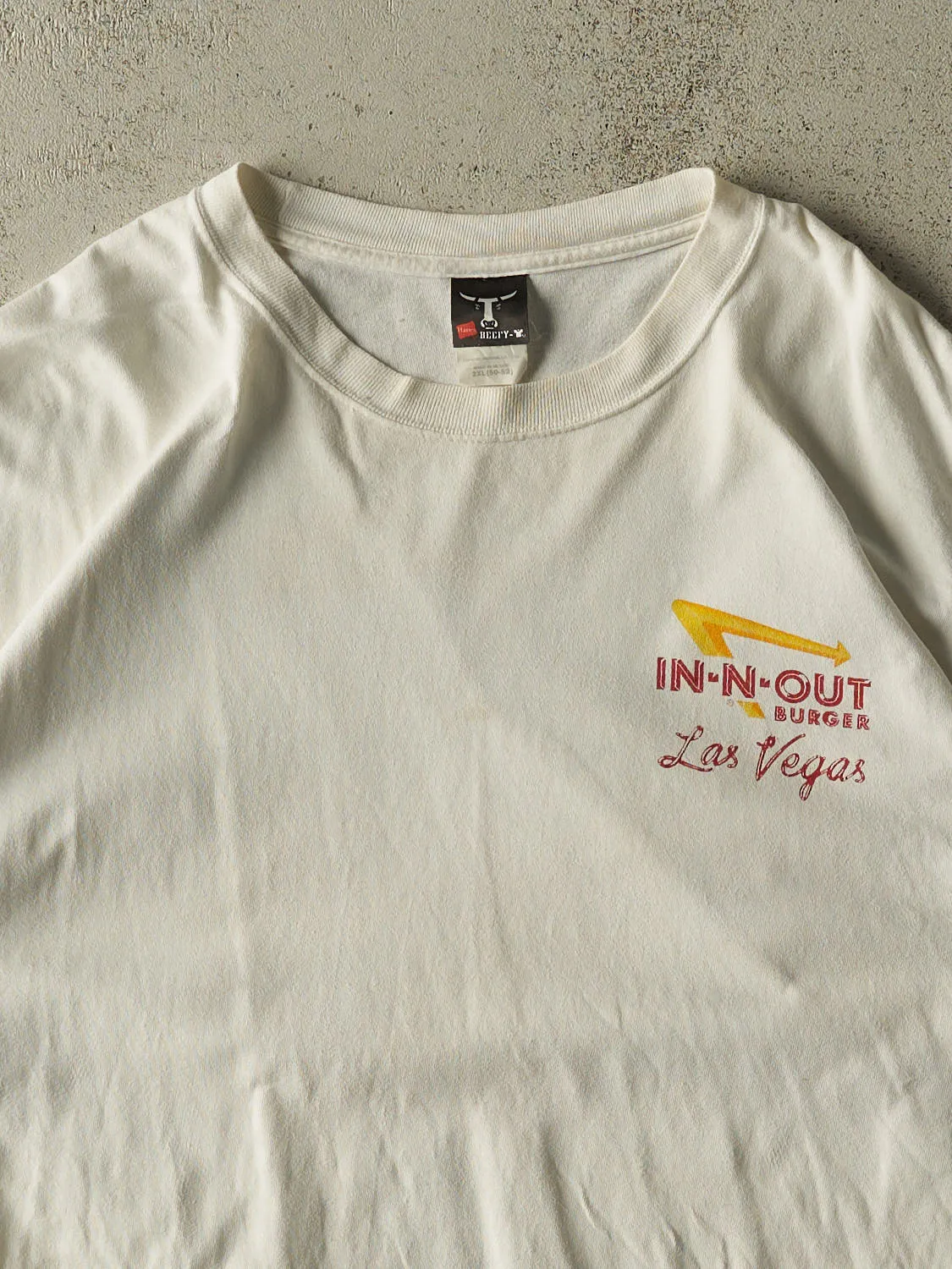 Vintage 07' White In 'N' Out Burger Las Vegas Tee (XL/XXL) sold by Rebalance Vintage product image thumbnail 3