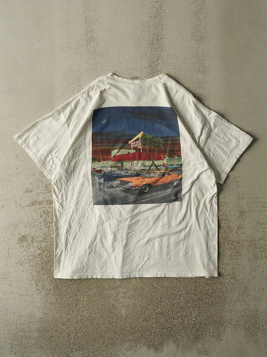 Vintage 07' White In 'N' Out Burger Las Vegas Tee (XL/XXL) sold by Rebalance Vintage product image thumbnail 2