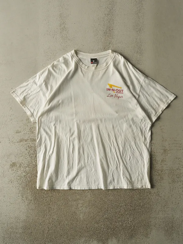 Vintage 07' White In 'N' Out Burger Las Vegas Tee (XL/XXL) made by Rebalance Vintage