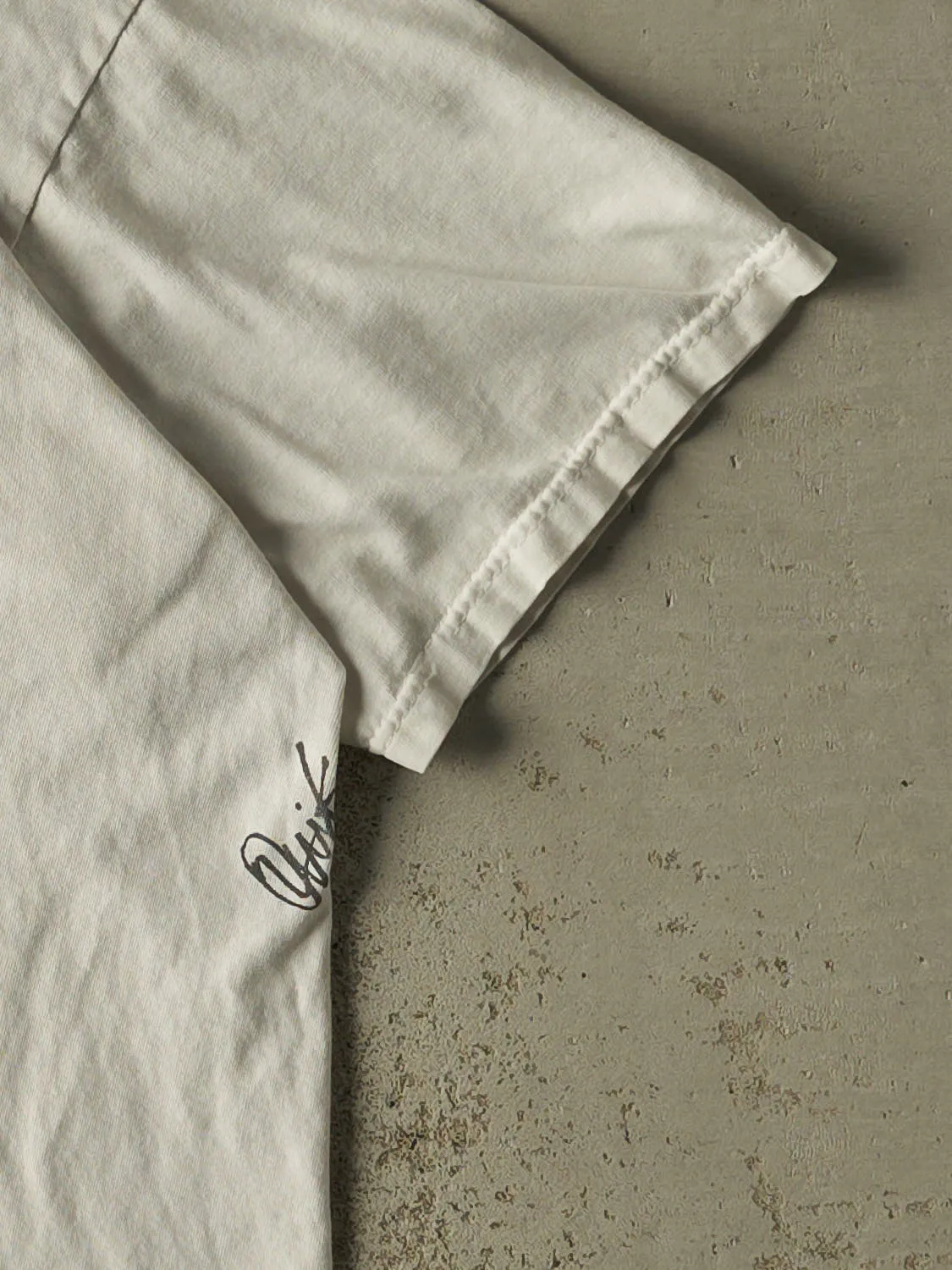 Vintage Y2K White Quiksilver Tee (L/XL) sold by Rebalance Vintage product image thumbnail 3