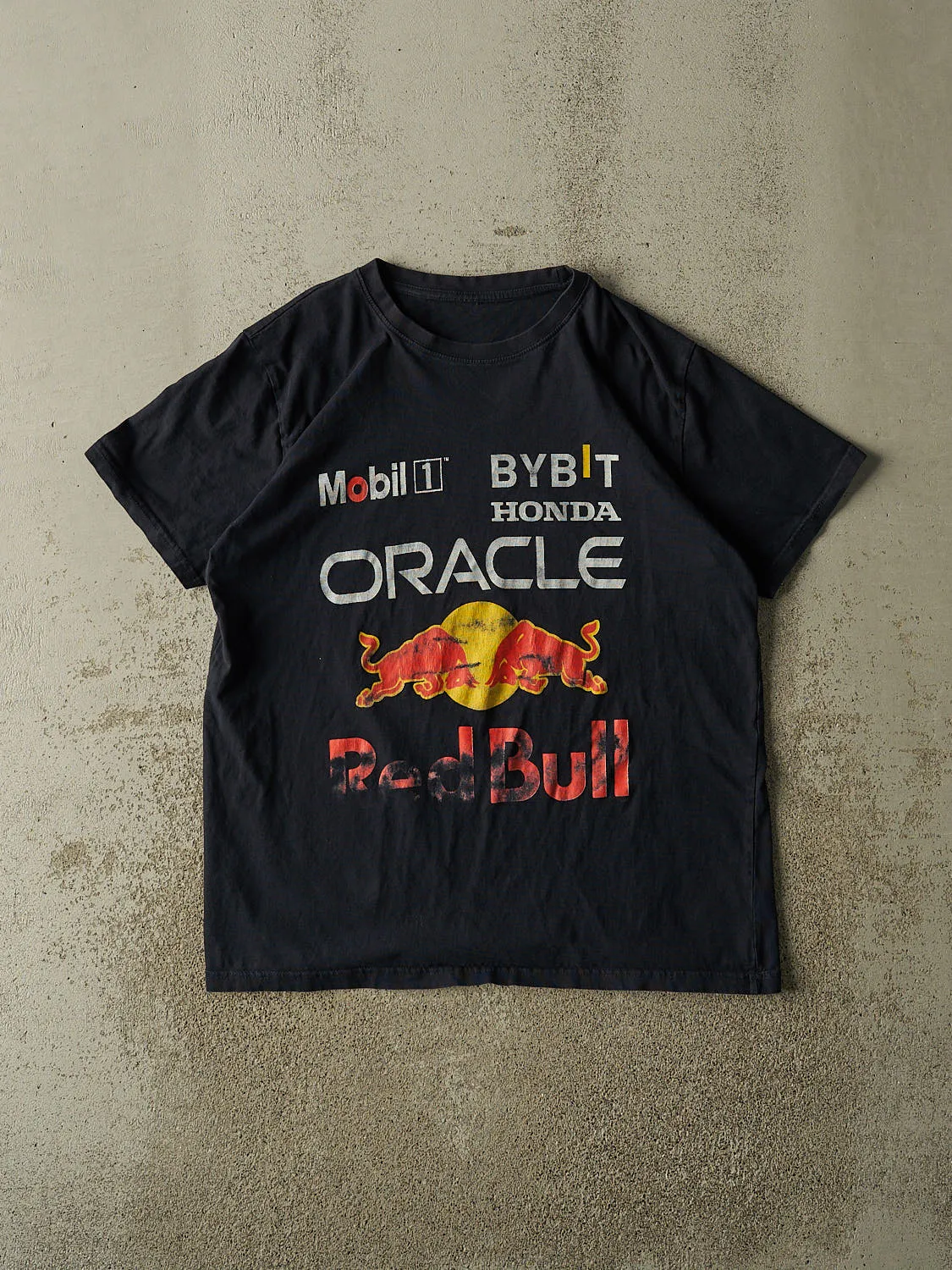 Vintage Y2K Black Red Bull F1 Racing Tee (L/XL) sold by Rebalance Vintage