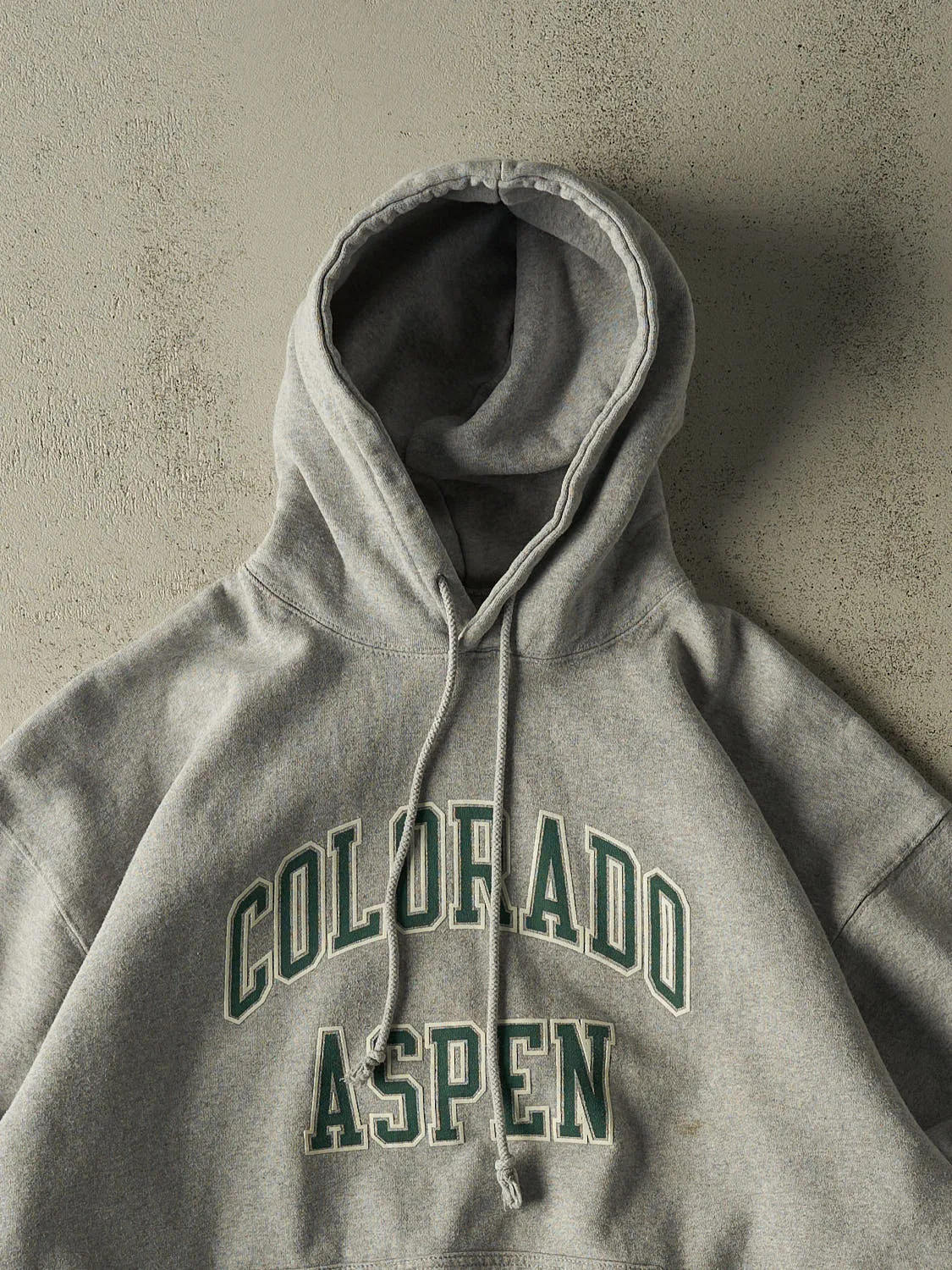 Vintage 90s Grey Colorado Aspen Hoodie (XL) sold by Rebalance Vintage product image thumbnail 2