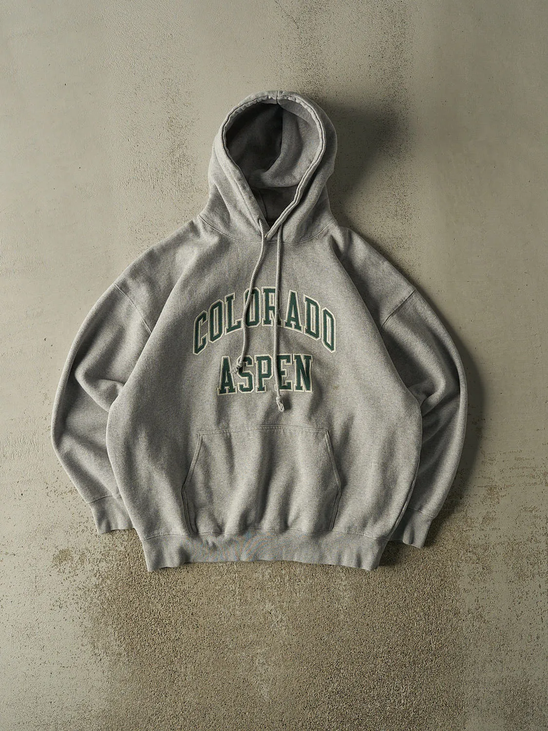 Vintage 90s Grey Colorado Aspen Hoodie (XL) sold by Rebalance Vintage