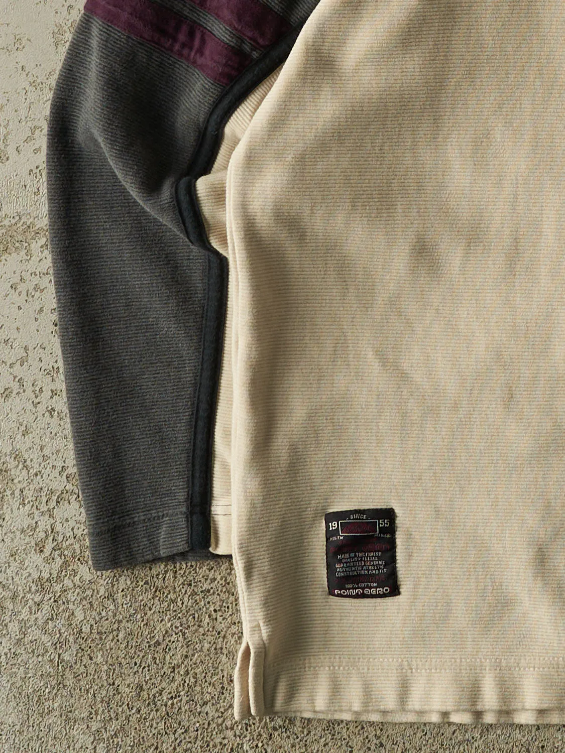Vintage Y2K Beige Point Zero Thermal Long Sleeve (M/L) sold by Rebalance Vintage product image thumbnail 3