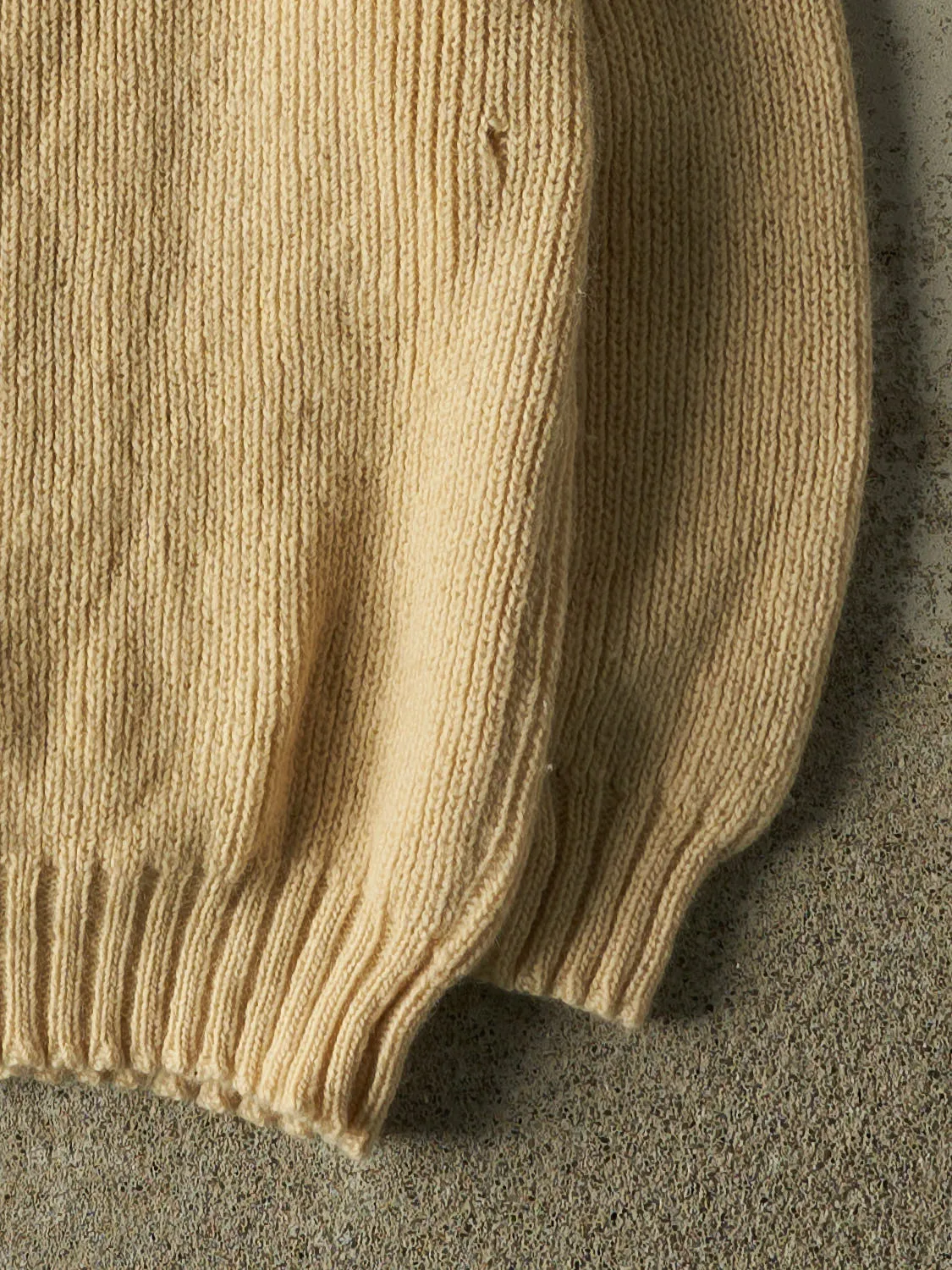 Vintage 80s Beige Mock Neck Knit (S/M) sold by Rebalance Vintage product image thumbnail 4