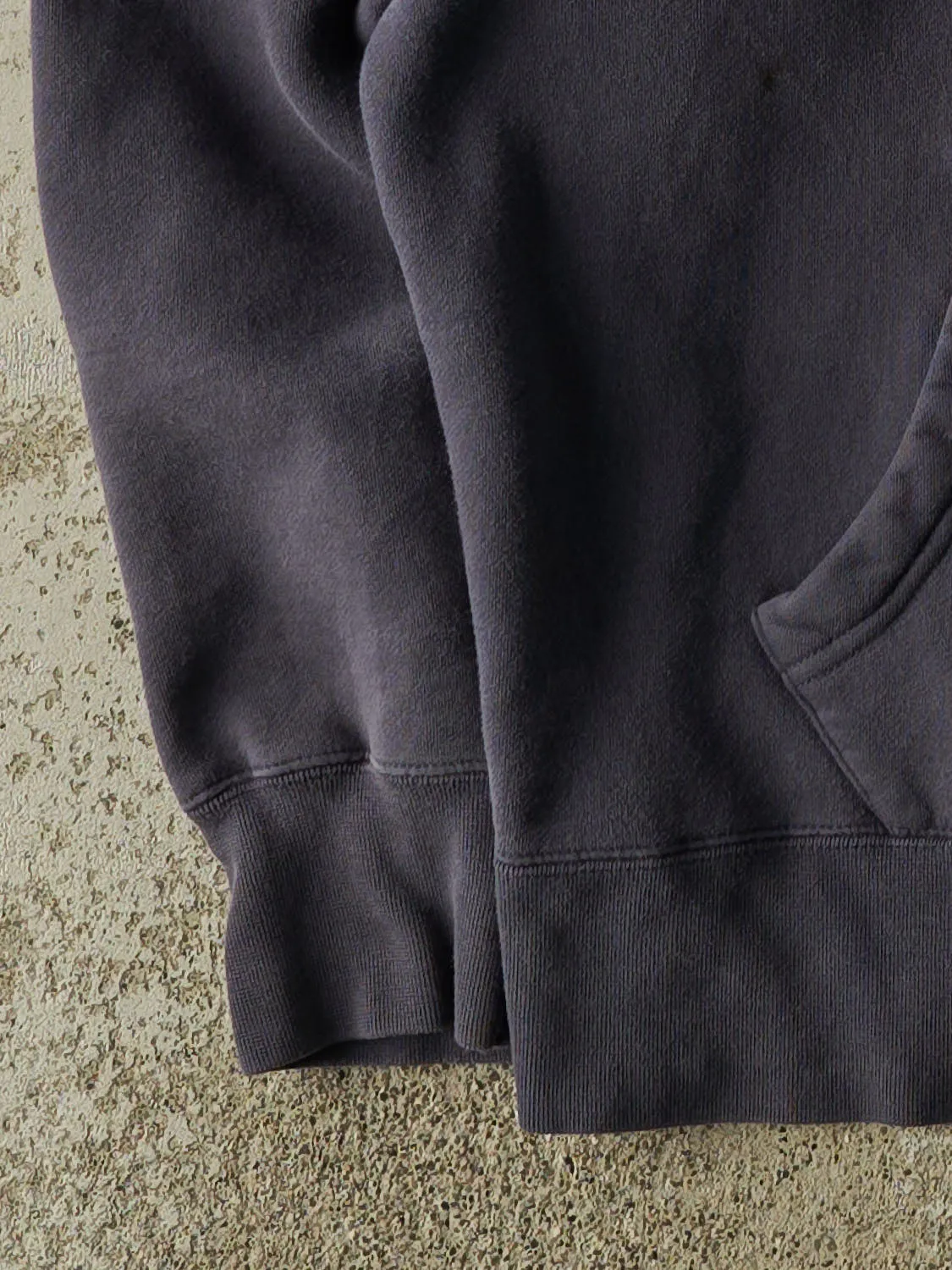 Vintage 90s Slate Blue Roots Zip Up Hoodie (M/L) sold by Rebalance Vintage product image thumbnail 3