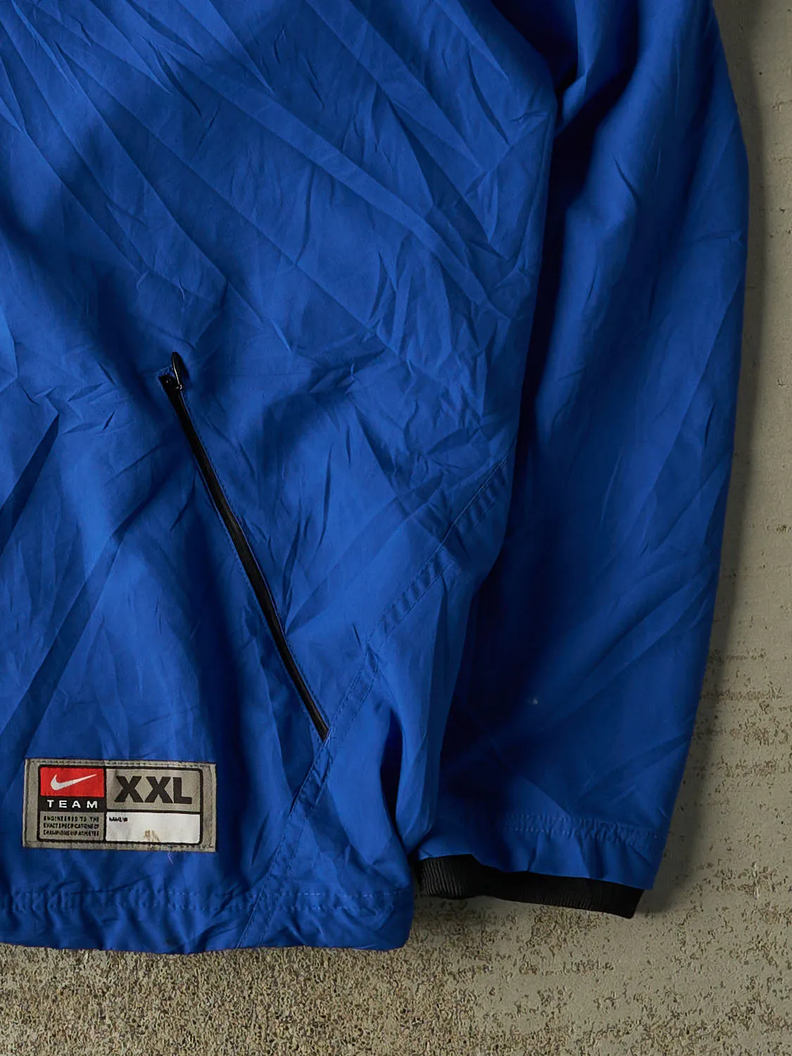 Vintage Y2K Blue Nike Duke University Quarter Zip Windbreaker Jacket (XXXL) sold by Rebalance Vintage product image thumbnail 3