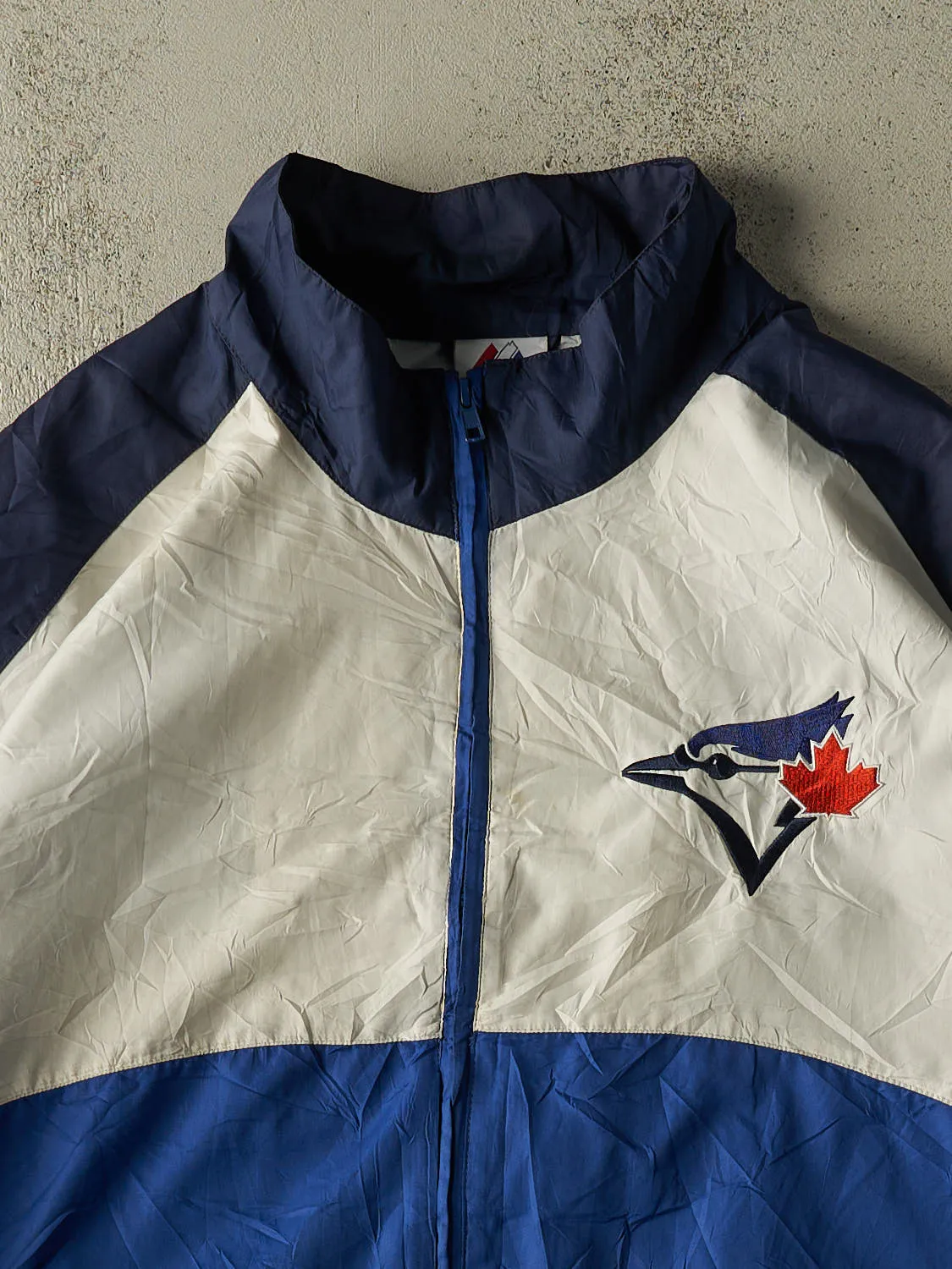 Vintage Y2K Blue Toronto Blue Jays Windbreaker Jacket (XXXL) sold by Rebalance Vintage product image thumbnail 2