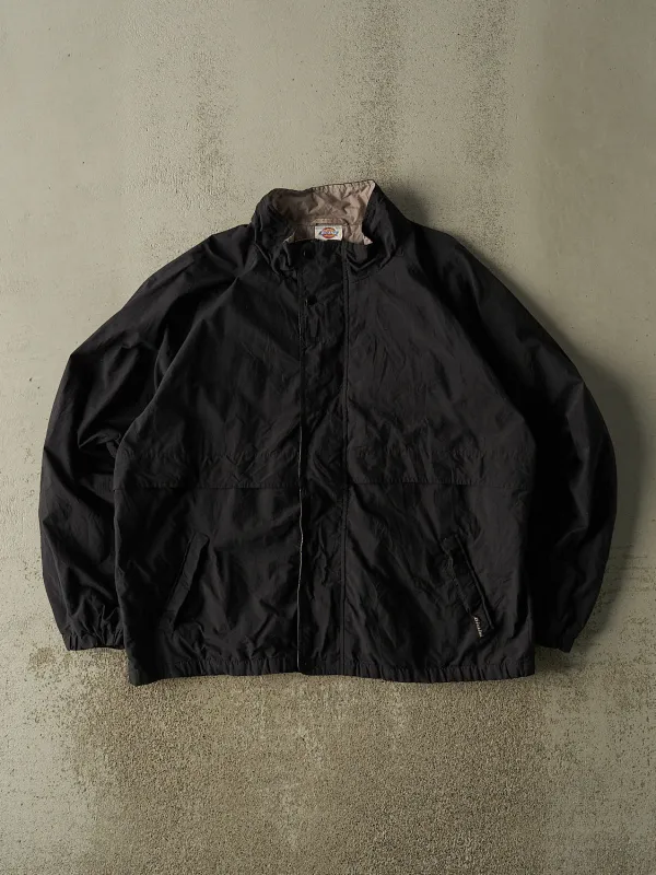 Vintage 90s Black Dickies Windbreaker Jacket (L/XL) made by Rebalance Vintage