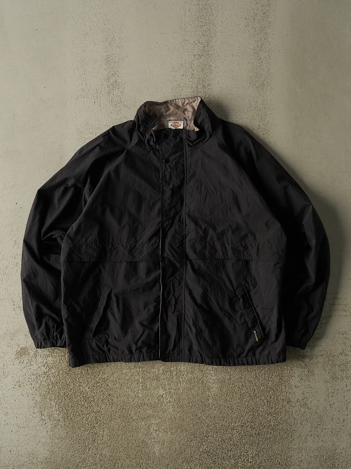 Vintage 90s Black Dickies Windbreaker Jacket (L/XL) sold by Rebalance Vintage