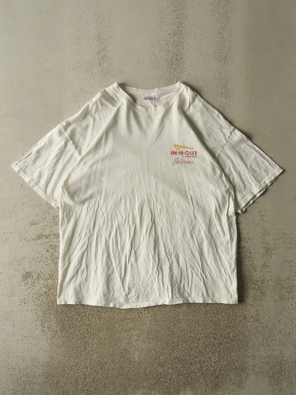 Vintage 00' White In 'N' Out Burger California Tee (XL/XXL) sold by Rebalance Vintage