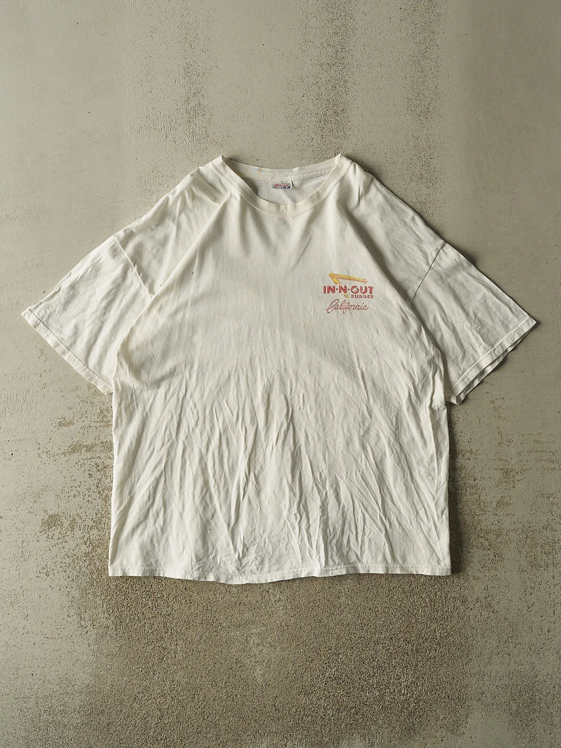 Vintage 00' White In 'N' Out Burger California Tee (XL/XXL) sold by Rebalance Vintage