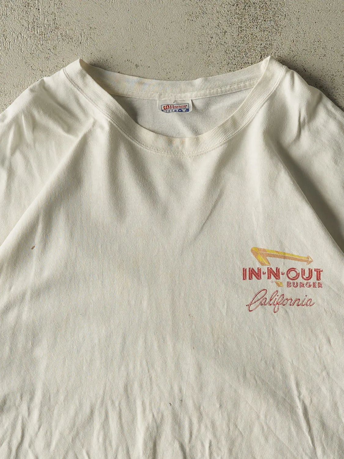 Vintage 00' White In 'N' Out Burger California Tee (XL/XXL) sold by Rebalance Vintage product image thumbnail 3