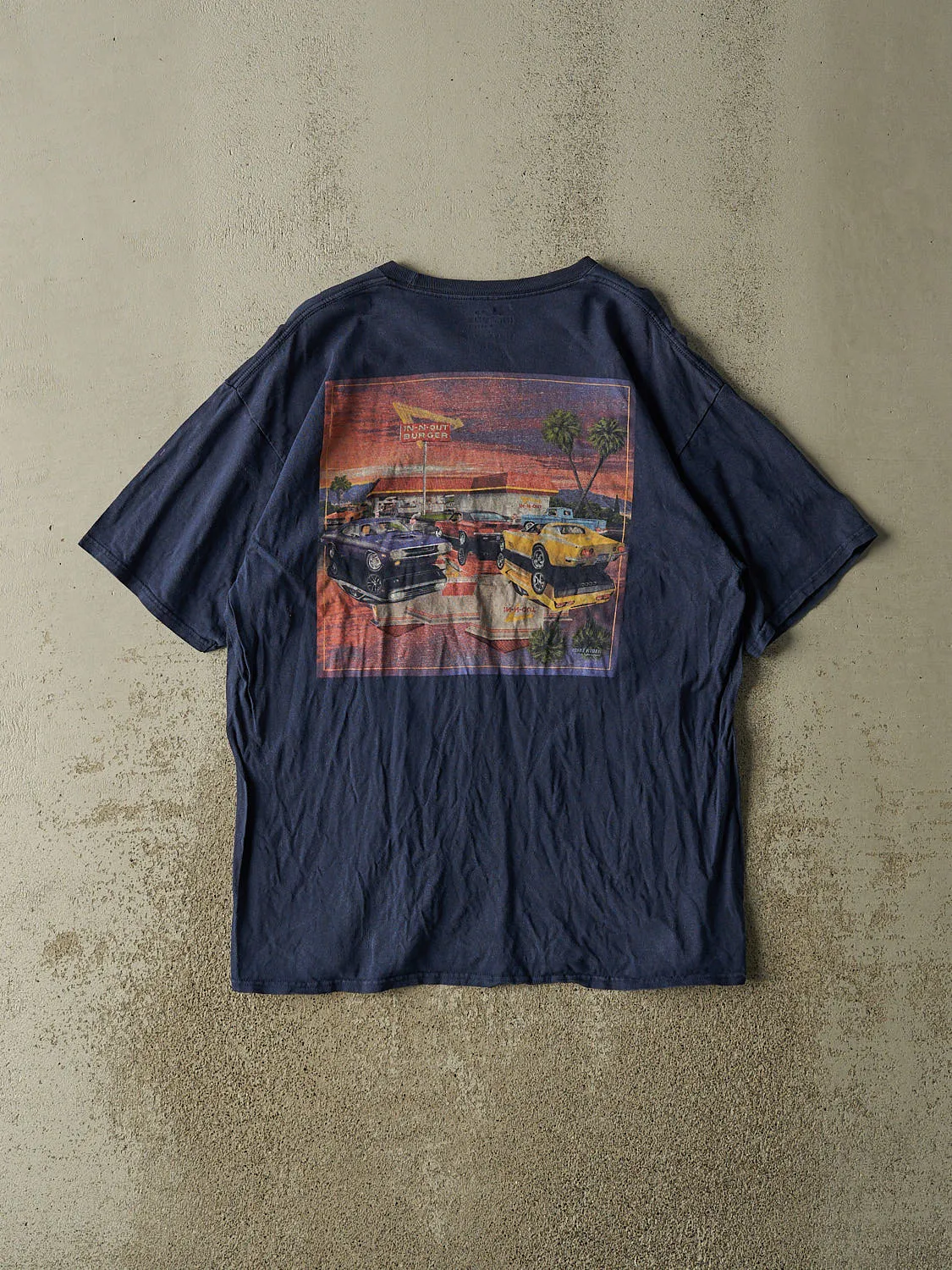 Vintage Y2K Navy Blue In 'N' Out Burger Arizona Tee (L/XL) sold by Rebalance Vintage product image thumbnail 2