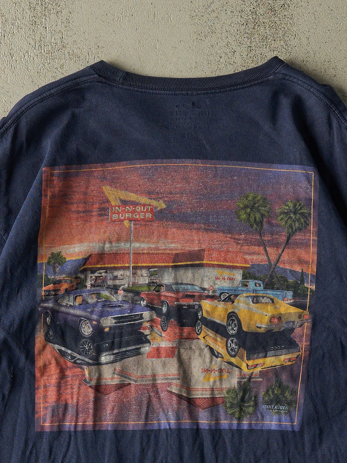 Vintage Y2K Navy Blue In 'N' Out Burger Arizona Tee (L/XL) sold by Rebalance Vintage product image thumbnail 4