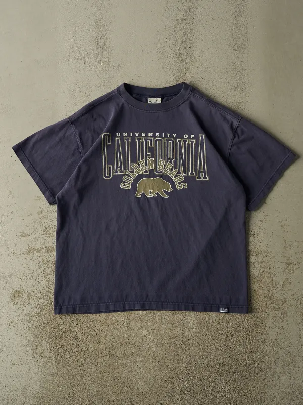 Vintage 90s Navy Blue University of California Golden Bears Tee (L/XL) made by Rebalance Vintage