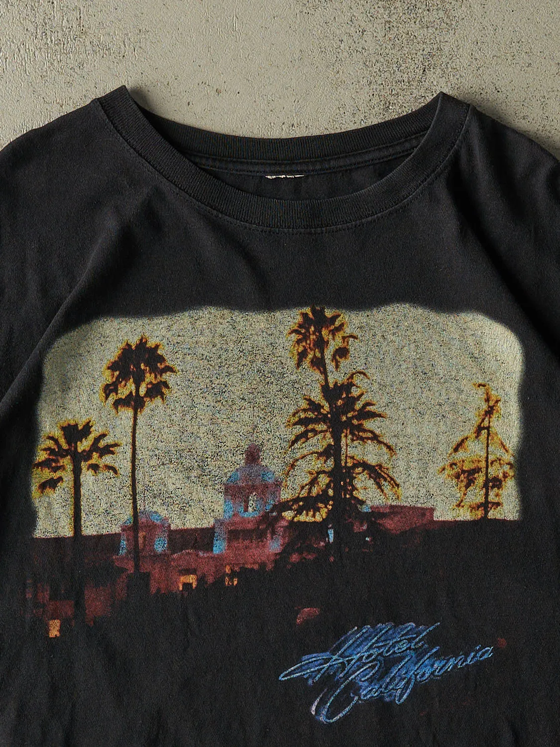 Vintage 10' Black The Eagles "Hotel California" Band Tee (XL/XXL) sold by Rebalance Vintage product image thumbnail 3