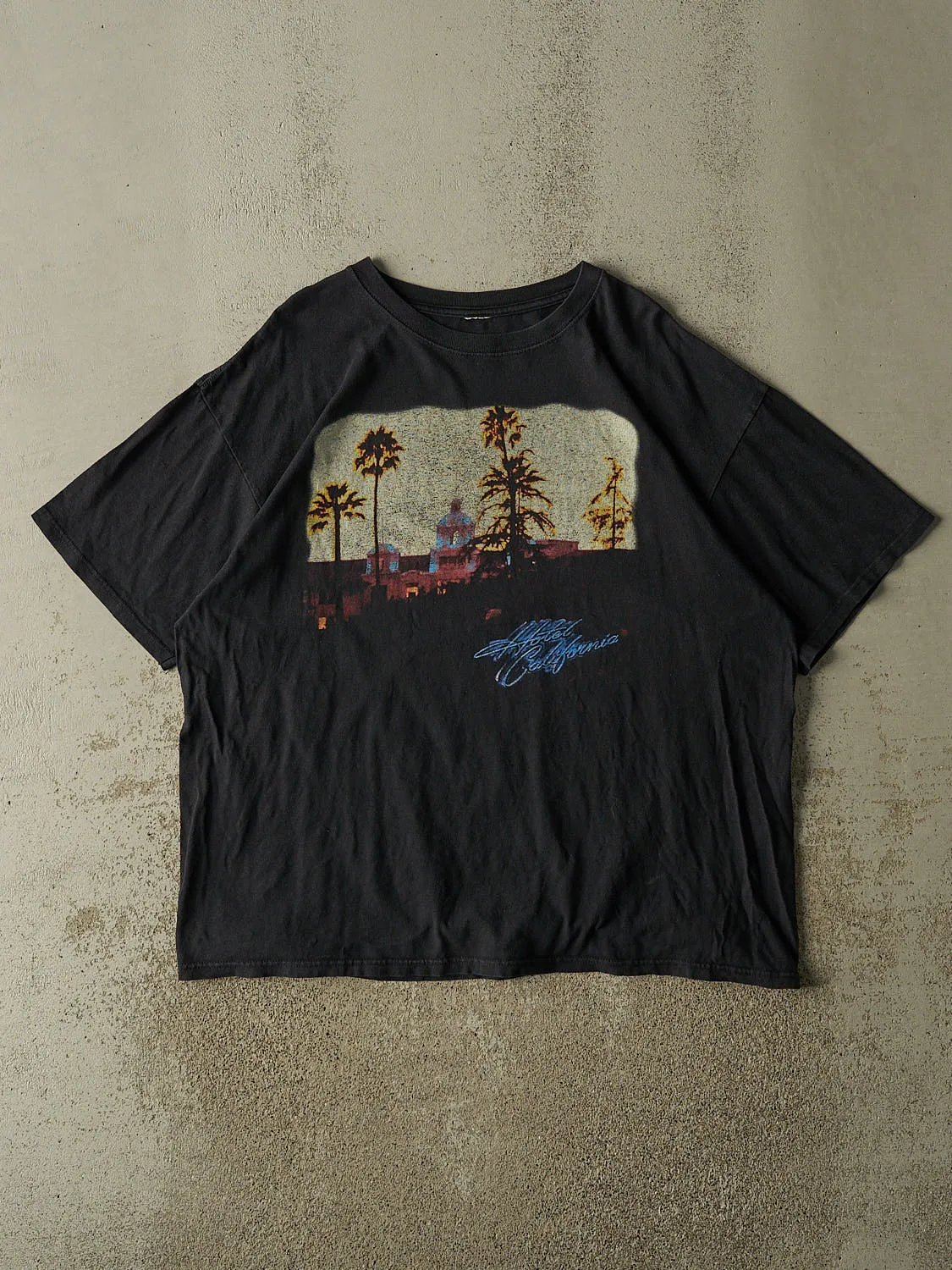 Vintage 10' Black The Eagles "Hotel California" Band Tee (XL/XXL) sold by Rebalance Vintage