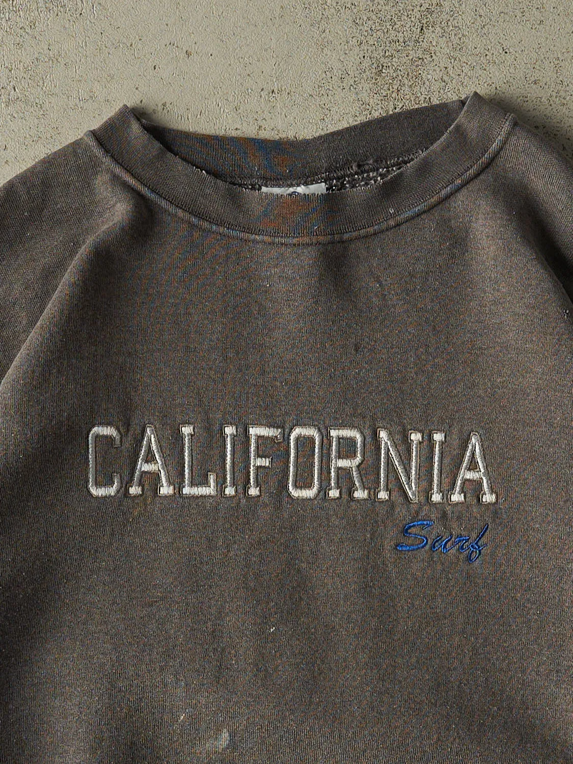 Vintage 90s Grey California Surf Crewneck (XL) sold by Rebalance Vintage product image thumbnail 2