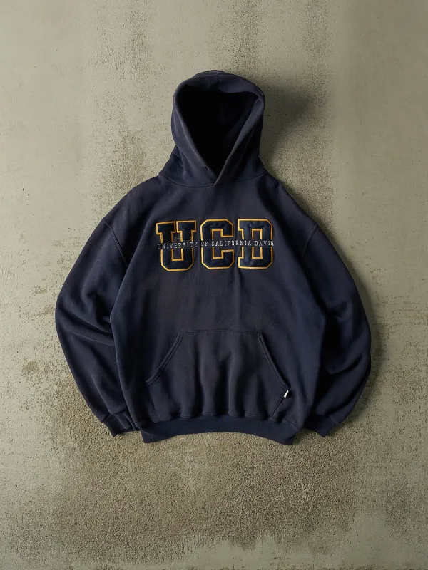 Vintage Y2K Navy Blue Russell Athletic University of California Davis Hoodie (M) made by Rebalance Vintage