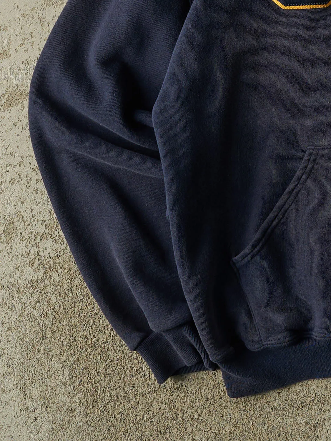 Vintage Y2K Navy Blue Russell Athletic University of California Davis Hoodie (M) sold by Rebalance Vintage product image thumbnail 3