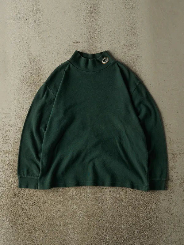 Vintage 90s Green Green Bay Packers Turtle Neck Long Sleeve (S) made by Rebalance Vintage