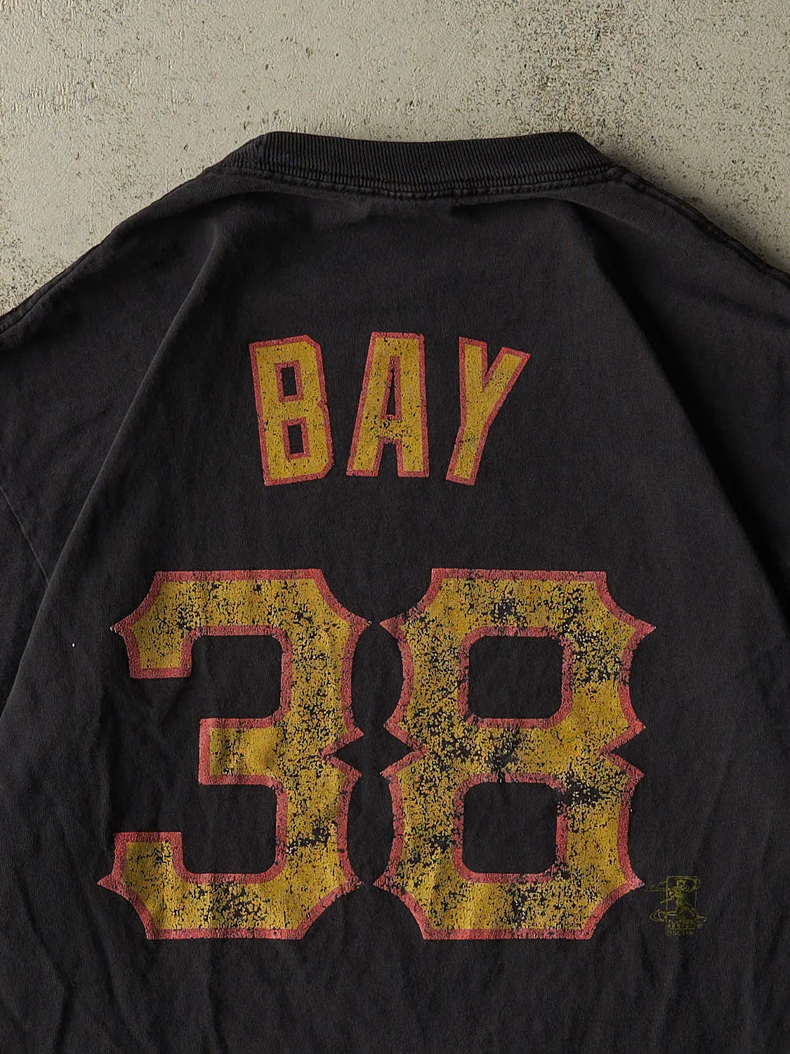 Vintage Y2K Faded Black Pittsburgh Pirates #38 Jason Bay Player Tee (XL) sold by Rebalance Vintage product image thumbnail 4