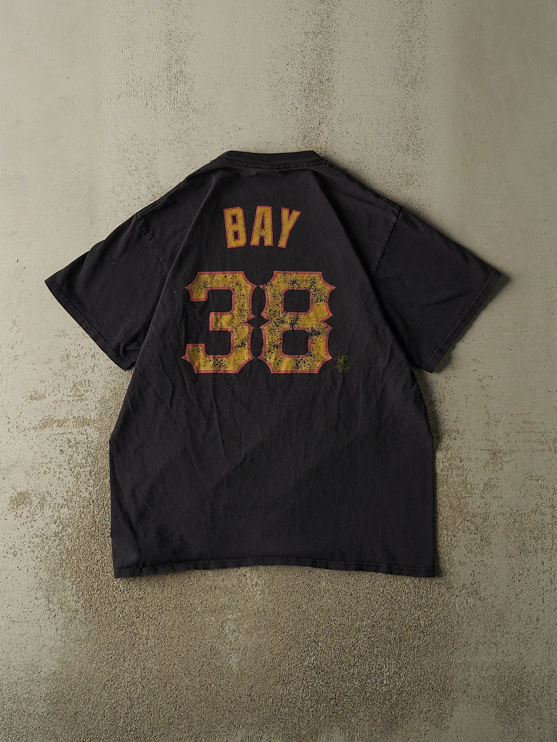 Vintage Y2K Faded Black Pittsburgh Pirates #38 Jason Bay Player Tee (XL) sold by Rebalance Vintage product image thumbnail 2