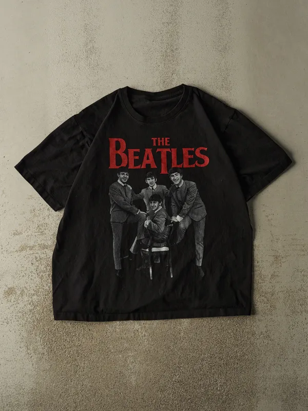 Vintage 90s Black The Beatles Tee (XL/XXL) made by Rebalance Vintage