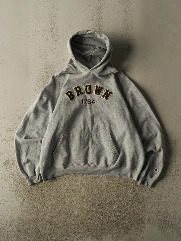 Vintage 90s Grey Brown University Champion Hoodie (L/XL) made by Rebalance Vintage