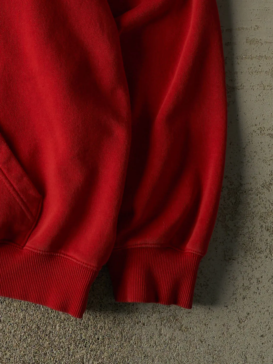 Vintage 90s Red Adidas Embroidered Hoodie (XL/XXL) sold by Rebalance Vintage product image thumbnail 4